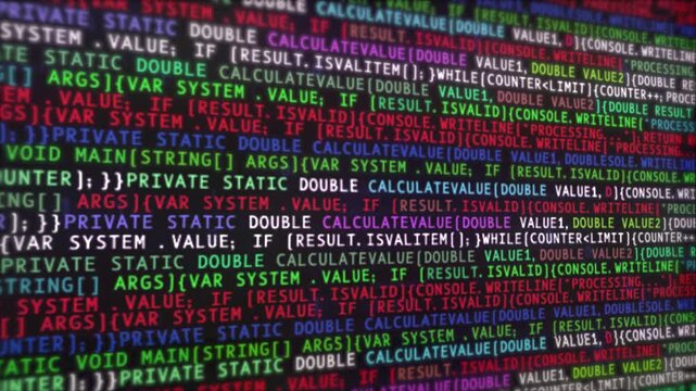 Digital Stock Market Ticker Animation with Dynamic Trading Charts and Financial Data. Finance technology concept. Business sell and buy stock online