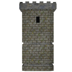 Medieval Castle Tower Fortification Pillar Stone Structure © G Graphic & Motion