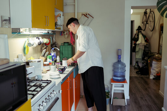 the man in the kitchen