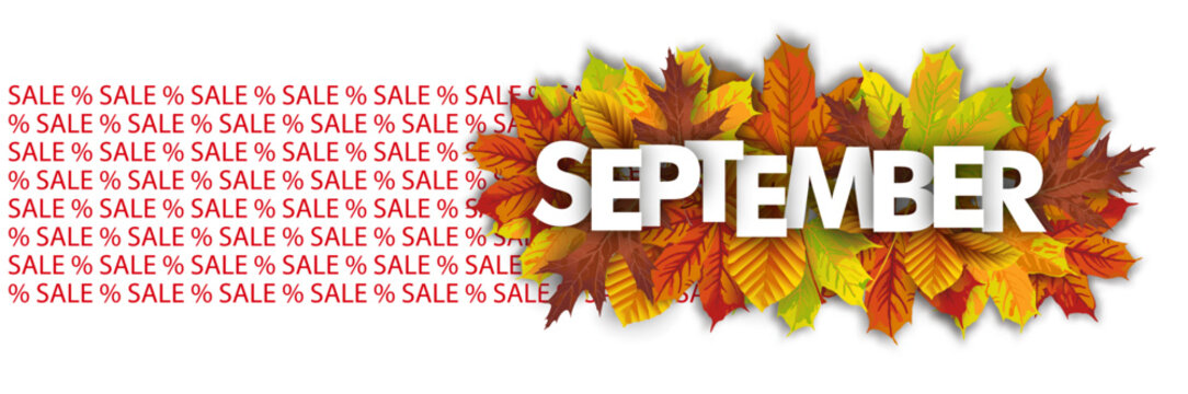 September Sale Autumn Foliage Header