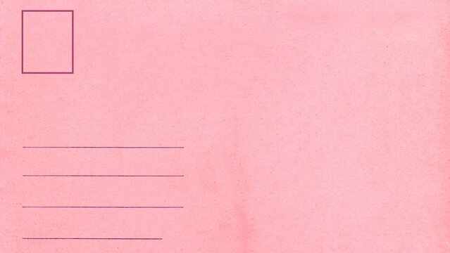 Postcard paper texture with stamp frame and address lines