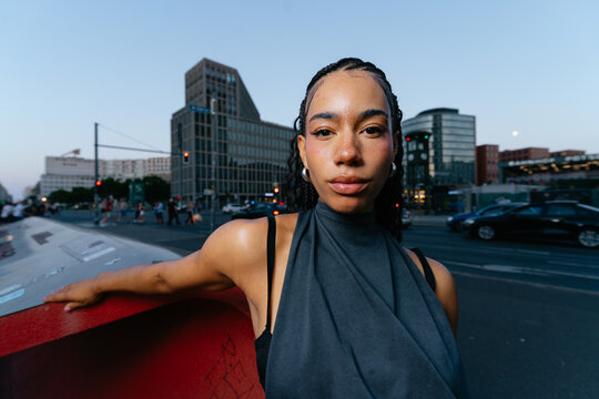 Young Woman Posing in Berlin
