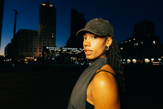 Night Portrait Potsdamer Platz