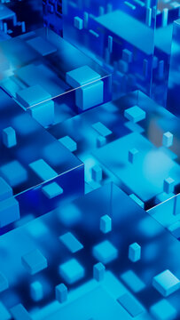 Vertical Blue Data Cubes with Embedded Technology