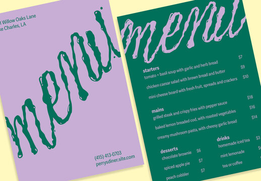 ModernRestaurantMenu