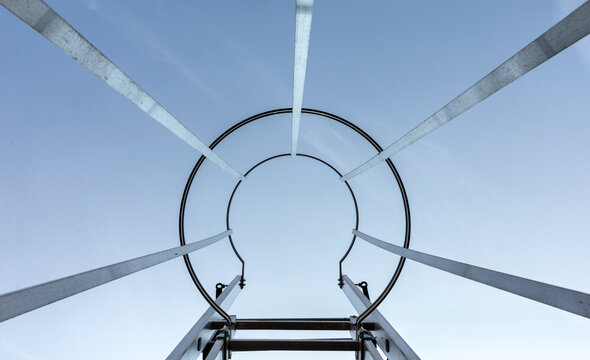 Abstract view of a fire escape
