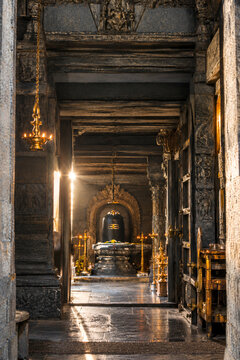 Shiva ling in temple 
