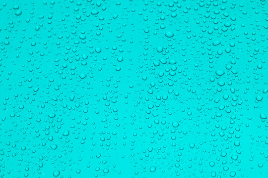Waterdrops on metal
