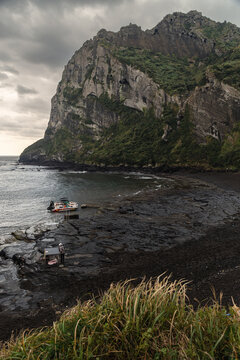 Umutgae Beach Below Seongsan Ilchulbong