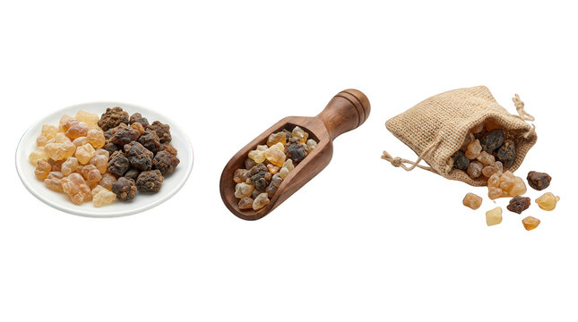 Natural Frankincense and Myrrh Resin Tears for Aromatic Incense