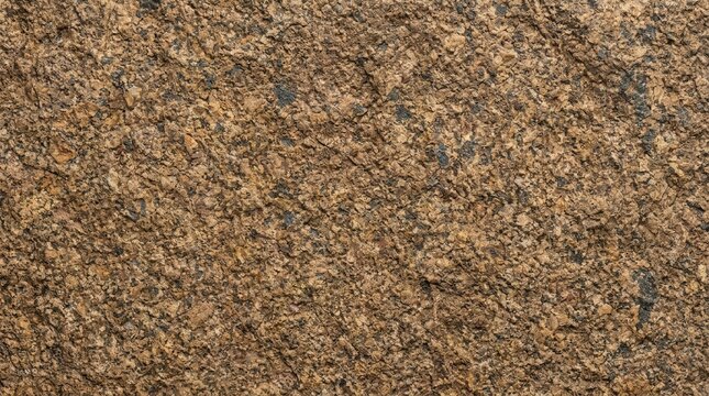 Rough natural brown granite stone background in high resolution with a rustic matt finish