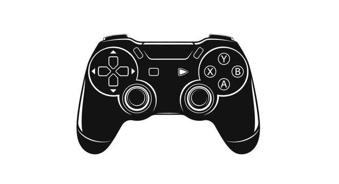 game controller isolated on white