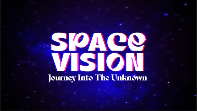 Cosmic Glitch Zoom Text Opener