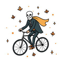 Fototapeta premium girl on bicycle