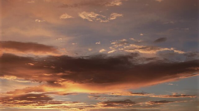 Dramatic Cloud Sunrise Timelapse Background