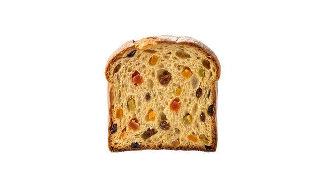 Panetone Slicing Reveal Brazilian Christmas Sweet Bread