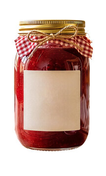 Jar mockup PNG design glass jar jam honey coffee tea fruit juice kitchen food mom work school healthy food life beautiful transparent