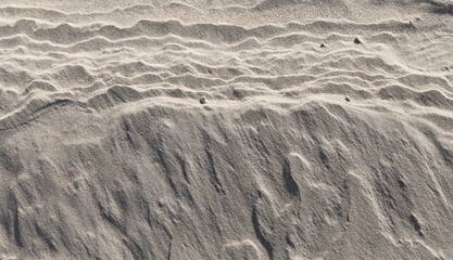 Natural Sand Dunes Formation Pattern © misu