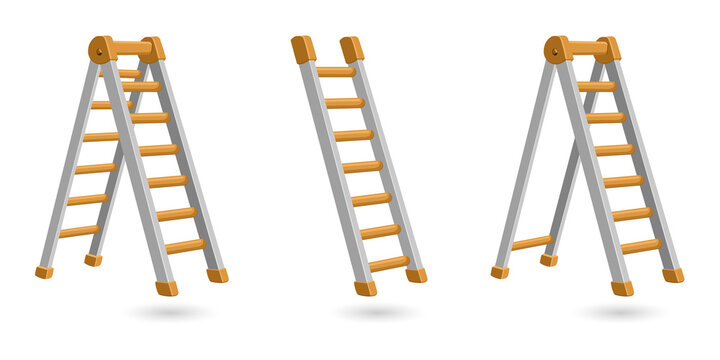 Ladders for home improvement and DIY projects transparent background