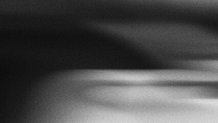 Naklejka premium Black and white abstract background noise grain grunge texture monochrome wallpaprt old retro vintage effect.