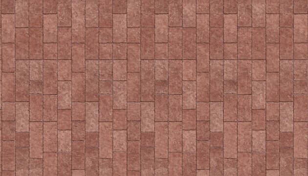 Seamless Brown Brick Tile Texture with Natural Stone Wall Pattern