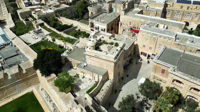 Silent City, Mdina, Malta, aerial shots