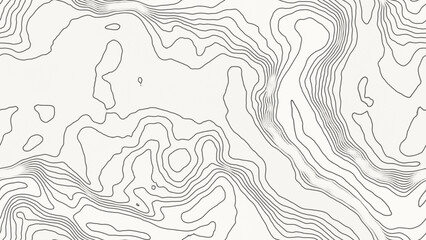 Abstract topographic map contour lines background © AmDmLib