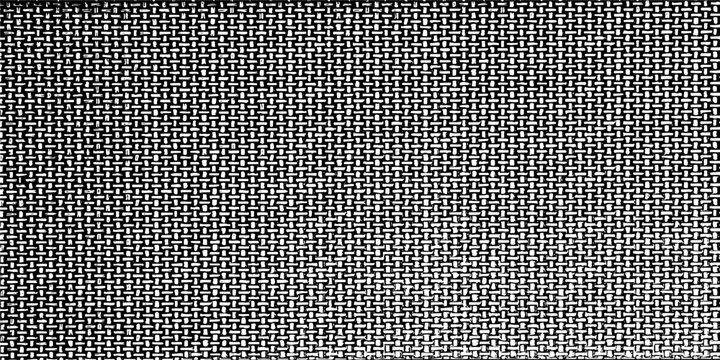 Vector fabric texture. Distressed texture of weaving fabric. Grunge background. Abstract halftone vector illustration. Black isolated on white. EPS10.