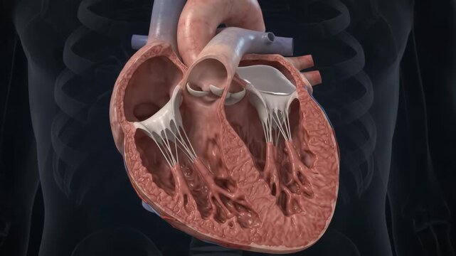 Hypertrophic Cardiomyopathy With Thickened Left Ventricle and Reduced Filling for Medical Education