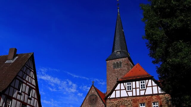 the german city of schluechtern 4k video