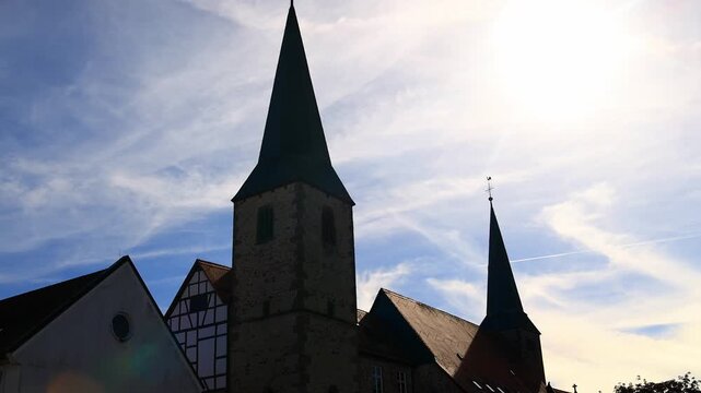 the german city of schluechtern 4k video