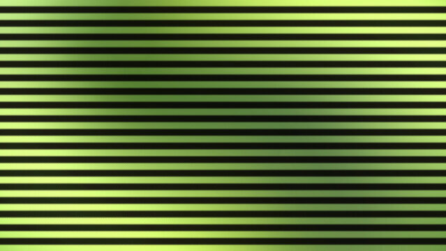 A striking abstract background featuring numerous dark, textured horizontal stripes with jagged edges, set against a vibrant gradient of bright lime green fading into deeper emerald tones