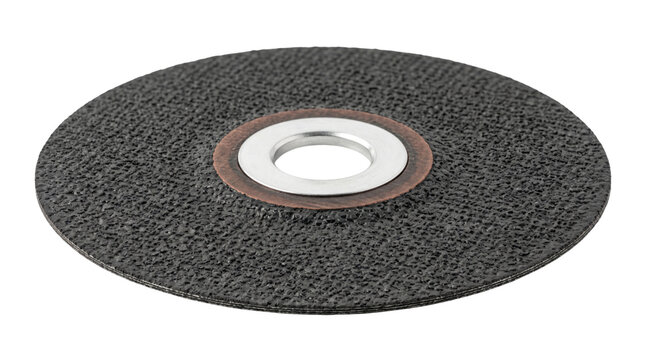 Abrasive cutting disc for angle grinder, industrial metal grinding wheel, black circular saw blade for steel and masonry work