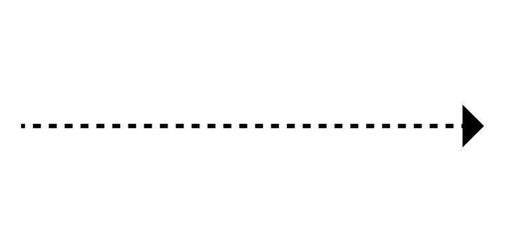 Black dashed line arrow pointing to the right side