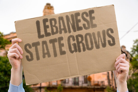 "Lebanese state grows" Central government consolidates institutional authority. LEBANON. GOVERNMENT. STATE. AUTHORITY.