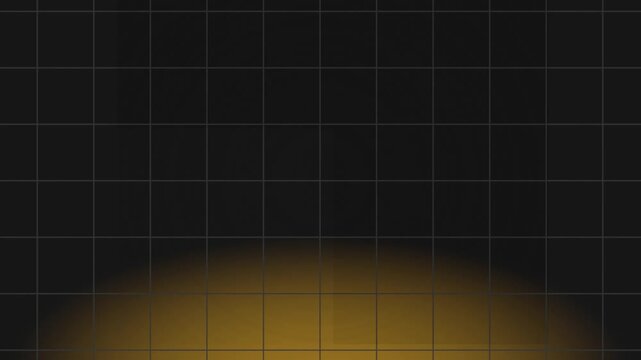 4K Math Background motion with black grid and yellow effect