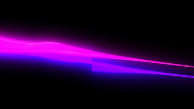 Two parallel streams of glowing liquid light flowing against a dark background
