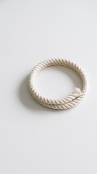 white rope loop