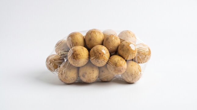 Wrapped duku fruit