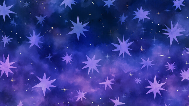 水彩, 星空, 背景, 夜空, 星, 宇宙, 紫, ネイビー, ディープパープル, ブルー, 水彩背景, 幻想的, 神秘的, ファンタジー, 手描き, イラスト, 金色, ゴールド, きらめき, 星柄, 星雲風, 銀河風, 天の川風, 抽象, 抽象背景, テクスチャ, 紙の質感, にじみ, グラデーション, 光, 夜, 静寂, 夢, 夢のよう, スピリチュアル, 占星術, 天体, 星空背景, 背景