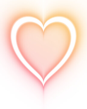 Spiritual Aura Heart Glow in Rose Quartz and Champagne Gold, Self Love Heart Chakra Fine Art Print