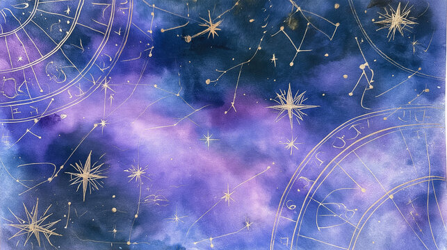 水彩, 星空, 背景, 夜空, 星, 宇宙, 紫, ネイビー, ディープパープル, ブルー, 水彩背景, 幻想的, 神秘的, ファンタジー, 手描き, イラスト, 金色, ゴールド, きらめき, 星柄, 星雲風, 銀河風, 天の川風, 抽象, 抽象背景, テクスチャ, 紙の質感, にじみ, グラデーション, 光, 夜, 静寂, 夢, 夢のよう, スピリチュアル, 占星術, 天体, 星空背景, 背景
