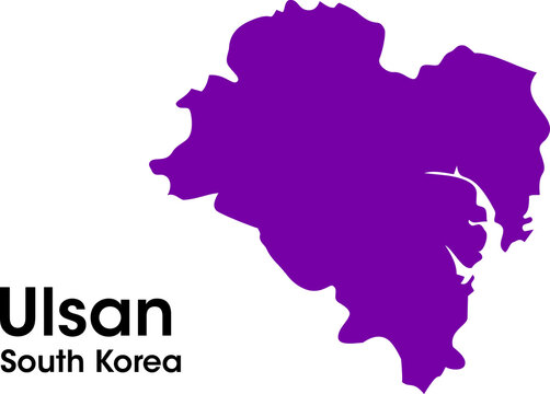 ulsan south korea map