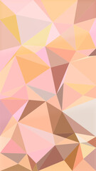 Obraz premium A vibrant field of pastel triangles creates an eye-catching polygon mosaic, delivering a playful upbeat mood for backgrounds in branding, posters, and apps.