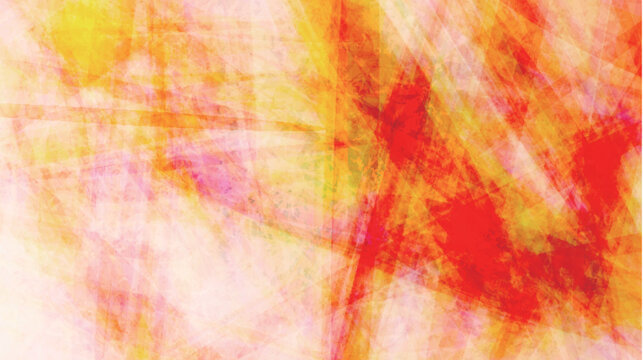 Vibrant Abstract Background with Dynamic Brush Strokes
