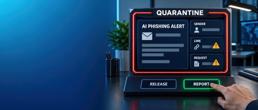 Maintaining AI trust and robust cybersecurity quarantine controls for automated phishing alert response systems