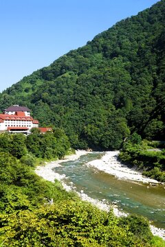 黒部渓谷の風景
