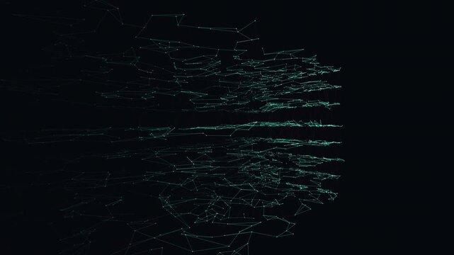 Evolving neural network mesh and clustered data strata