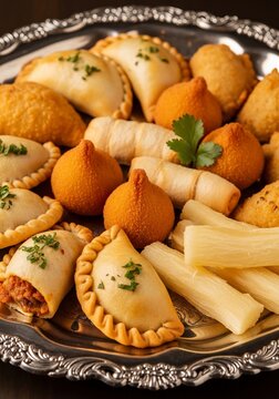 Golden Bites: A Savory Medley