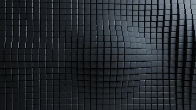 Futuristic Dark Textured Background Abstract Geometric Pattern Wave Design Modern Depth Sophistication Mystery Digital Grid Distortion